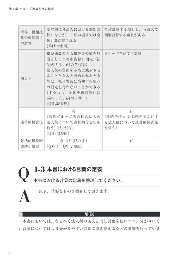 詳解 グループ通算制度Q＆A